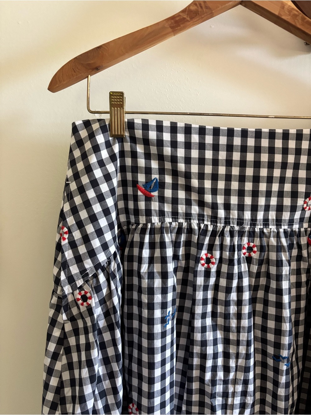 ginham midi skirt - Picture 2 of 4